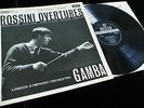 Rossini: Overtures - Pierino Gamba / LSO **Decca SXL 2266 WBg ED1 LP**