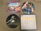 ACDC vinyl records 2 picture lps and Bon Scott box set