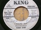 SOUL white label promo 45: BOBBY BYRD I Found Out/I’ll Keep Pressing On KING
