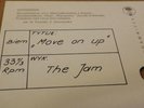 The Jam, Weller, Move on up, post card vinyl single, RARE ITEM