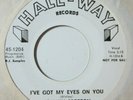 r&b popcorn rockabilly 45 JOHNNY PRESTON I've Got My Eyes on You HALL-WAY hear