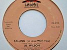 psychedelic funk soul 45 AL WILSON falling (in love with you) CAROUSEL listen