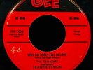 THE TEENAGERS-FRANKIE LYMON-Why Do Fools Fall In Love 45-GEE #GG 1002