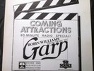 NBC Coming Attractions GARP LP radio special w/ cue sheets Robin Williams