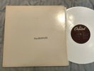 THE BEATLES WHITE ALBUM 2 LP white vinyl w/ POSTER Capitol SEBX 11847 1978 orig