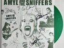 AMYL AND THE SNIFFERS - DEBUT LTD ED GREEN HAND SIGNED RECORD AUTOGRAPHED