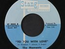 MOMENTS: Key To My Happiness / To You With Love 45 (Crossover Northern Soul wi