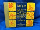 Cesare Sordero 3 x 78 Box Set Decca 84 Insect Pictures in Book Rare Obscure E-