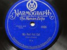 CLIFF EDWARDS - ‘MY RED HOT GAL’ ON  HARMOGRAPH 78 E+ COPY