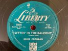 LIBERTY 55056 Eddie Cochran 78rpm Sittin' in the Balcony/Dark Lonely Street