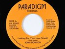 Modern Soul 45 - John Donvon - Looking For Your Love - Paradigm - mp3 - rare