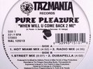 SEALED Pure Pleazure - When Will You Come Back To Me 12