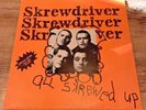 Skrewdriver ( SCREW DRIVER ) - All Skrewed Up vinyl Orange oi rock punk rare LP