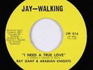 Northern Funk/Sweet Soul 45 - Ray Gant - I Need A True Love - Jay-Walking - VG++