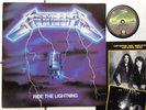 METALLICA . ride the lightning LP original 80s   Slayer Megadeth Carnivore Sodom