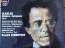 EX 27 0474 3 Mahler Symphony No. 8 /  Klaus Tennstedt etc. 2 LP set