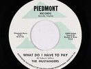 Northern Soul 45 - Mustangers - What Do I Have To Pay - Piedmont - NM mp3