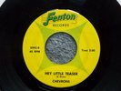 RARE MICHIGAN GARAGE ROCK-FENTON RECORDS 2092-CHEVRONS-HEY LITTLE TEASER-45