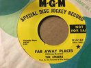 1970 RARE Funk THE EMBERS Far Away Places Promo 45