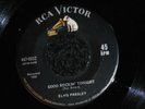 ELVIS PRESLEY 45 Good Rockin' Tonight / I Don't Care If The Sun RCA 447-0602 NM