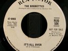 THE BOBBETTES IT'S ALL OVER/HAPPY GO LUCKY ME 1966 NRTHN SOUL PROMO 45 HEAR