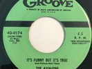 * AVALONS It's Funny But It's True / Sugar Me DOO WOP R&B GROUP Groove 45 Hear