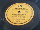 ? 1948 ACE 001 Boppin Hillbilly lp 78 Shorty Thompson/Saddle Rockabilly Rhythm