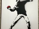 Moonshake Records Pokemon BANKSY Stencil Art Print