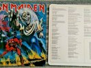 ** IRON MAIDEN : THE NUMBER OF THE BEAST : UK VINYL LP WITH INNER 1982 **