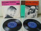 2x MARIANNE FAITHFULL NM Dutch 45 PS yesterday  coquillages 45 7