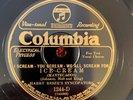 COLUMBIA 1244-D Harry Reser's Syncopators 78rpm Ice Cream See Description TESTED