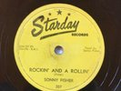 Incredibly Rare Rockabilly SONNY FISHER Rockin’ And A Rollin’ Starday 207 E