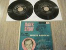 HANK SNOW, Salutes Jimmie Rodgers, RCA 45 EPB 3131, Record and Cover Near MINT