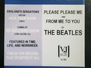 BEATLES VEE JAY PLEASE PLEASE ME PROMO ED SULLIVAN REPRO VJ-581 SLEEVE PRISTINE