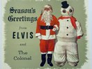ELVIS PRESLEY, VERY RARE CHRISTMAS STICKER.