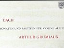PHILIPS STEREO - ARTHUR GRUMIAUX - BACH SONATAS & PARTITAS - 3LP BOX NM