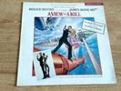 James Bond A View To A Kill John Barry Parlophone UK LP  with rare insert