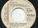 Female Latin Disco PERLA yes sir i can boogie / knowing me ABBA listen BRAZIL