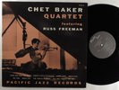 CHET BAKER QUARTET/RUSS FREEMAN Self Titled PACIFIC JAZZ PJLP-6 LP NM/VG++ japan
