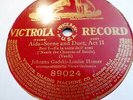 1909 Johanna Gadski Louise Homer AIDA Duet Act II Fu la sorte dell armi
