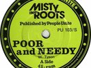 MISTY IN ROOTS: Poor And Needy / Follow Fashion (UK,MINT,NOS)