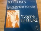 RARE FRENCH YVONNE LEFEBURE PLAYS BEETHOVEN  LP ON FY