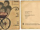 THE BEATLES - Amiga Single - 450 466  Aint she sweet / Cry for a shadow