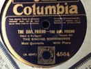 78 RPM THE SINGING SOPHOMORES - The girl friend - COLUMBIA 4564