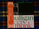 Thelonious Monk , Mulligan - Mulligan Meets Monk  - OBI Japan NM WAX  Vinyl LP