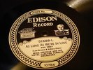 EDISON 51688 MIKE SPECIALE As Long As We're In Love / HARRY RESER  N- Solos