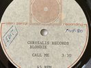 Rare Blondie Call Me Acetate EDIT 7” 1980 Chrysalis Synth Punk Disco Demo Promo