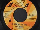 BIG AMOS: Move With You Baby / He Won't Bite Me Twice 45 (dj, clean ) Soul