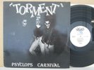 TORMENT- Psyclops Carnival LP (1986 UK Vinyl VG+) Nervous Psychobilly Frenzy