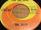 KILLER FUZZ PUNK GARAGE 45 - THE SHAG - STOP AND LISTEN - CAPITOL - WISCONSIN
